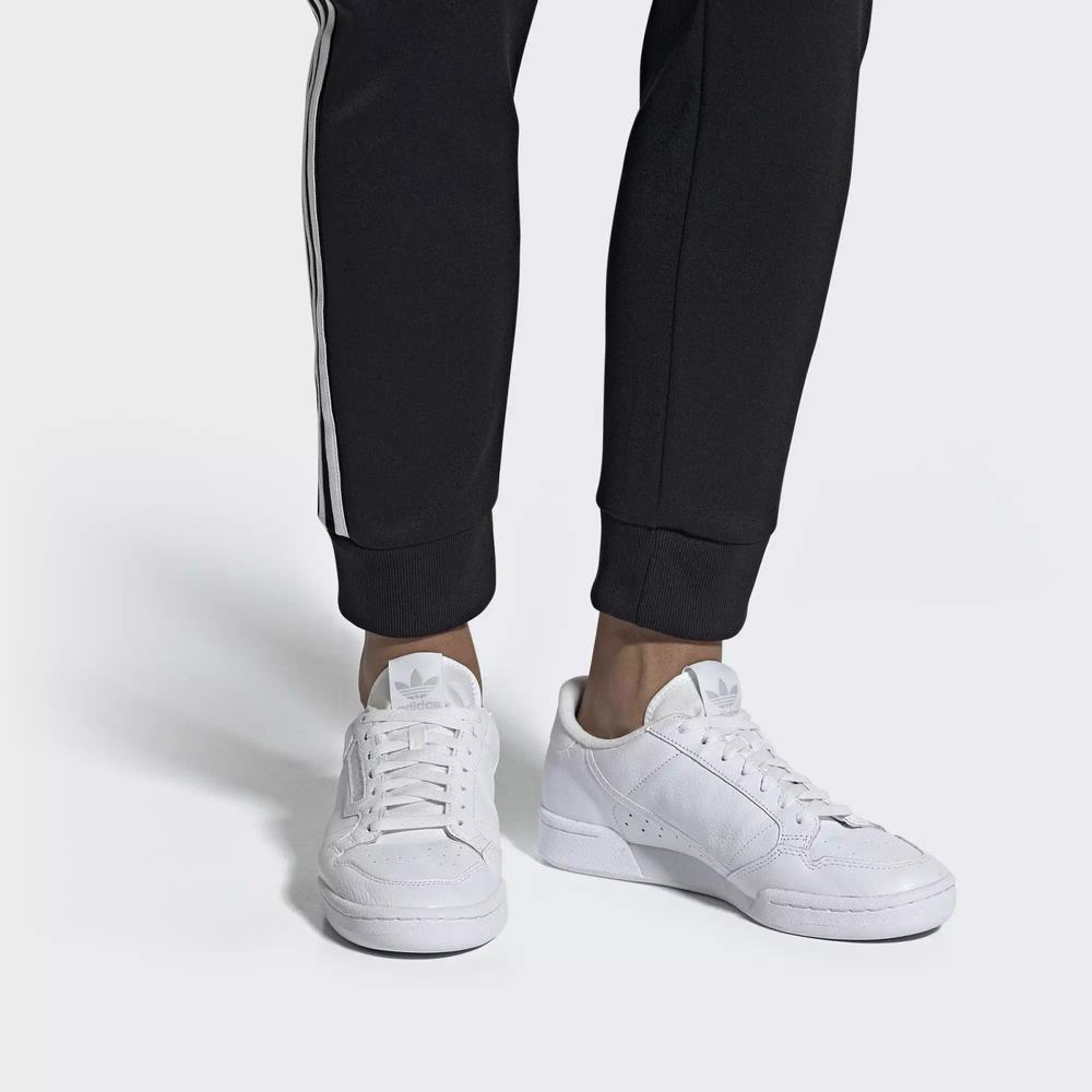 Adidas Continental 80 Tenis Blancos Para Hombre (MX-80044)